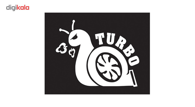 استیکر خودرو طرح Turbo تولیدی مستر لوکسینو