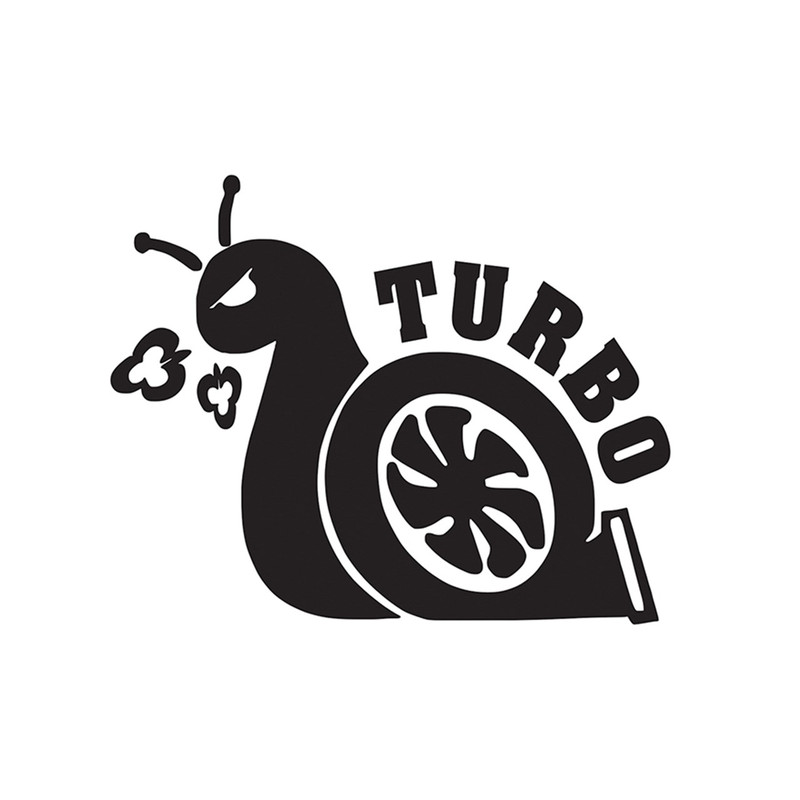 استیکر خودرو طرح Turbo تولیدی مستر لوکسینو