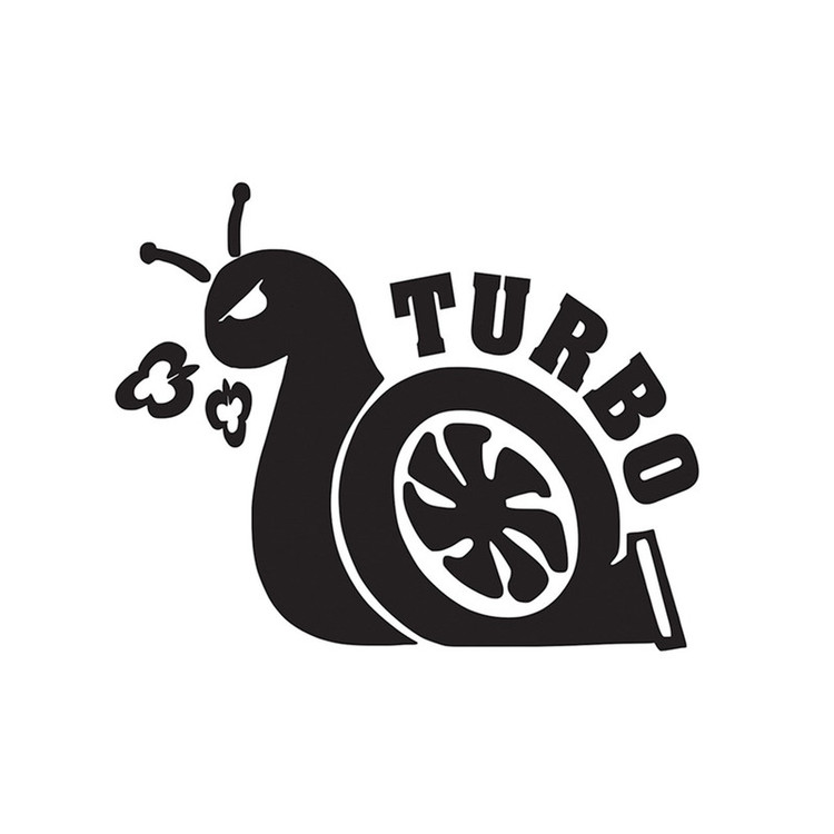 استیکر خودرو طرح Turbo تولیدی مستر لوکسینو