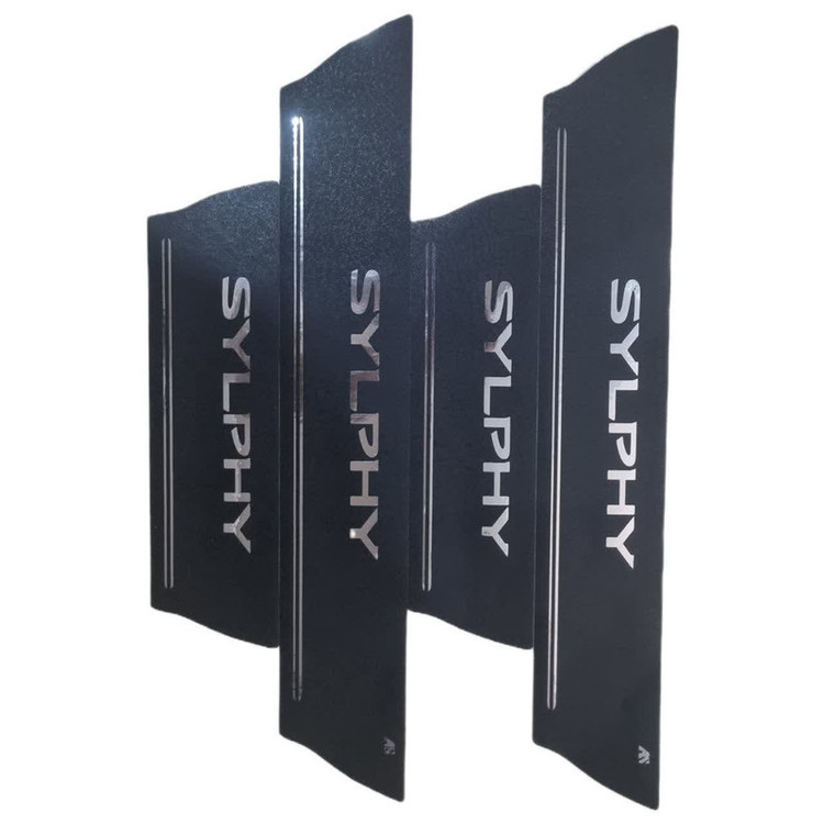 برچسب پارکابی خودرو امیران اسپرت طرح چرم کد 2025095 مناسب برای نیسان سیلفی مجموعه 4 عددی تولیدی مستر لوکسینو