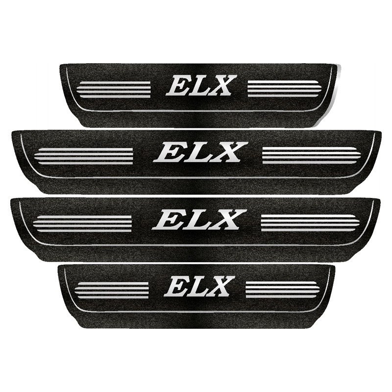 برچسب پارکابی خودرو مهدیار طرح چرم ELX کد pka1093 بسته 4 عددی تولیدی مستر لوکسینو