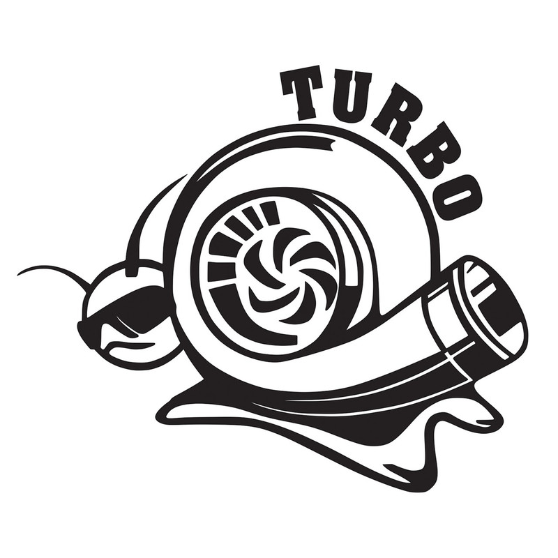 استیکر خودرو طرح Turbo2 تولیدی مستر لوکسینو