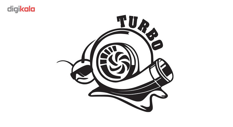 استیکر خودرو طرح Turbo2 تولیدی مستر لوکسینو