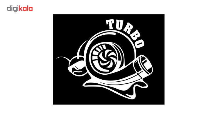 استیکر خودرو طرح Turbo2 تولیدی مستر لوکسینو