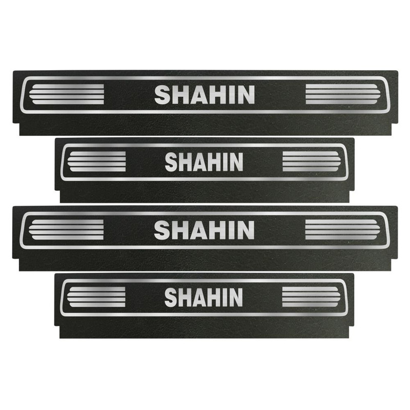 برچسب پارکابی خودرو طرح چرم کد SP153 مناسب برای شاهین بسته 4 عددی تولیدی مستر لوکسینو