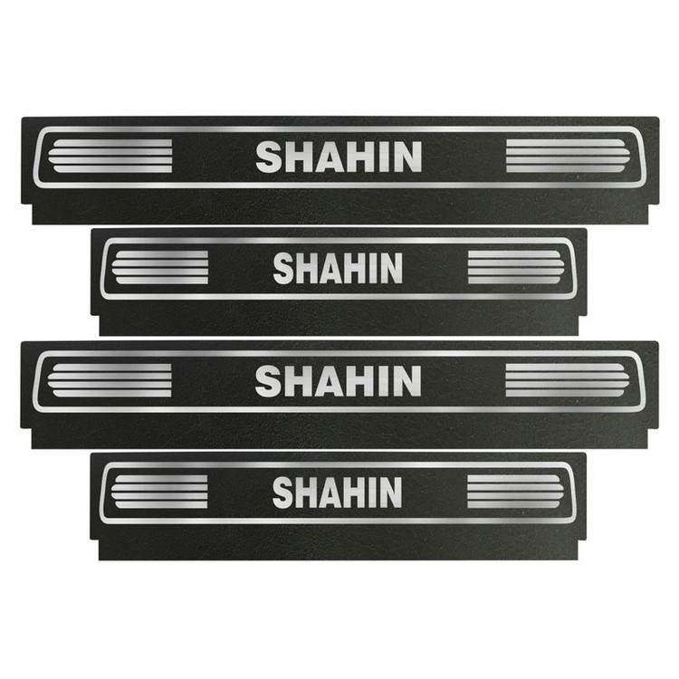 برچسب پارکابی خودرو طرح چرم کد SP153 مناسب برای شاهین بسته 4 عددی تولیدی مستر لوکسینو
