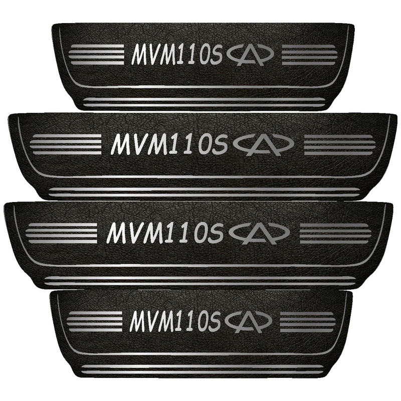 برچسب پارکابی خودرو مهدیار طرح چرم کد PKA1006 مناسب برای mvm 11os بسته 4 عددی تولیدی مستر لوکسینو