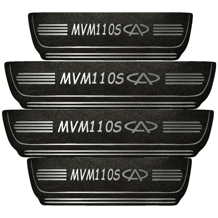 برچسب پارکابی خودرو مهدیار طرح چرم کد PKA1006 مناسب برای mvm 11os بسته 4 عددی تولیدی مستر لوکسینو