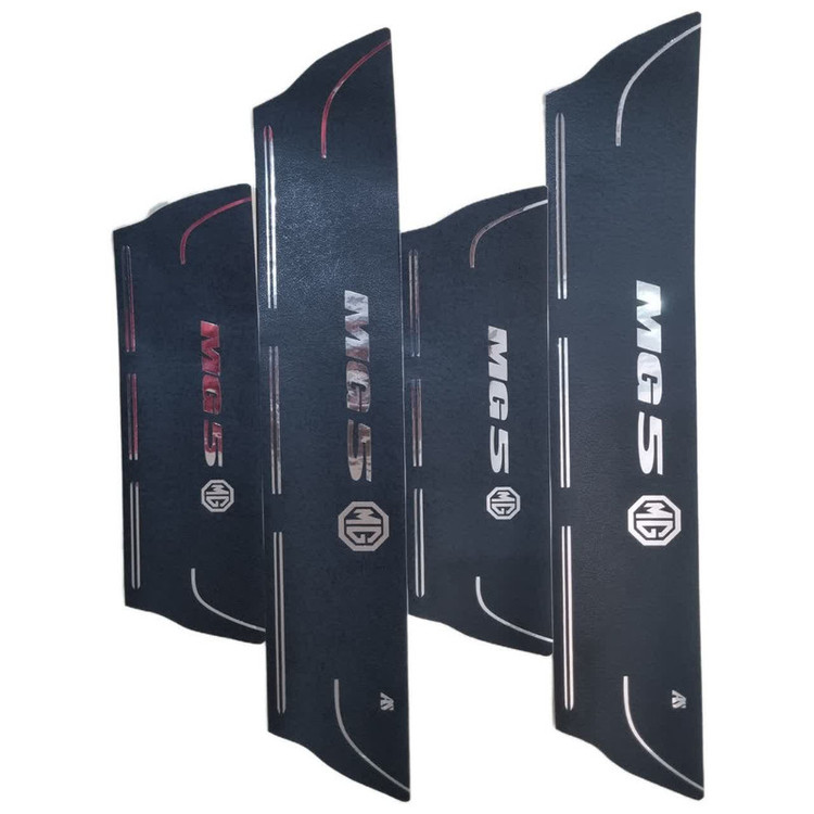برچسب پارکابی خودرو امیران اسپرت طرح چرم کد 2025079 مناسب برای MG5 مجموعه 4 عددی تولیدی مستر لوکسینو