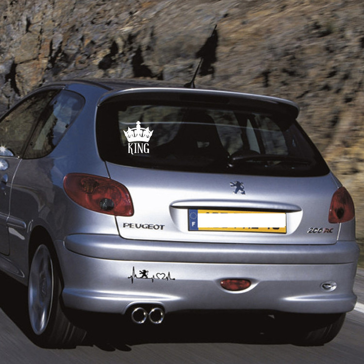 برچسب بدنه خودرو شیپرس طرح تاج کد ST010M تولیدی مستر لوکسینو