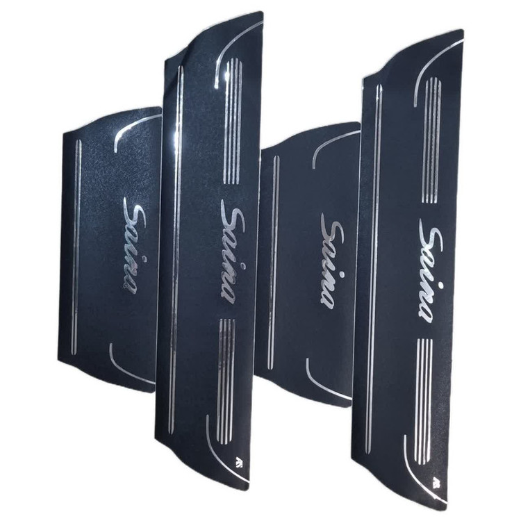 برچسب پارکابی خودرو امیران اسپرت طرح چرم کد 2025010 مناسب برای ساینا مجموعه 4 عددی تولیدی مستر لوکسینو