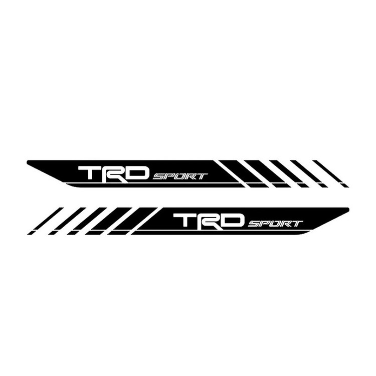 برچسب بدنه خودرو طرح TRD کد So003M بسته دو عددی تولیدی مستر لوکسینو