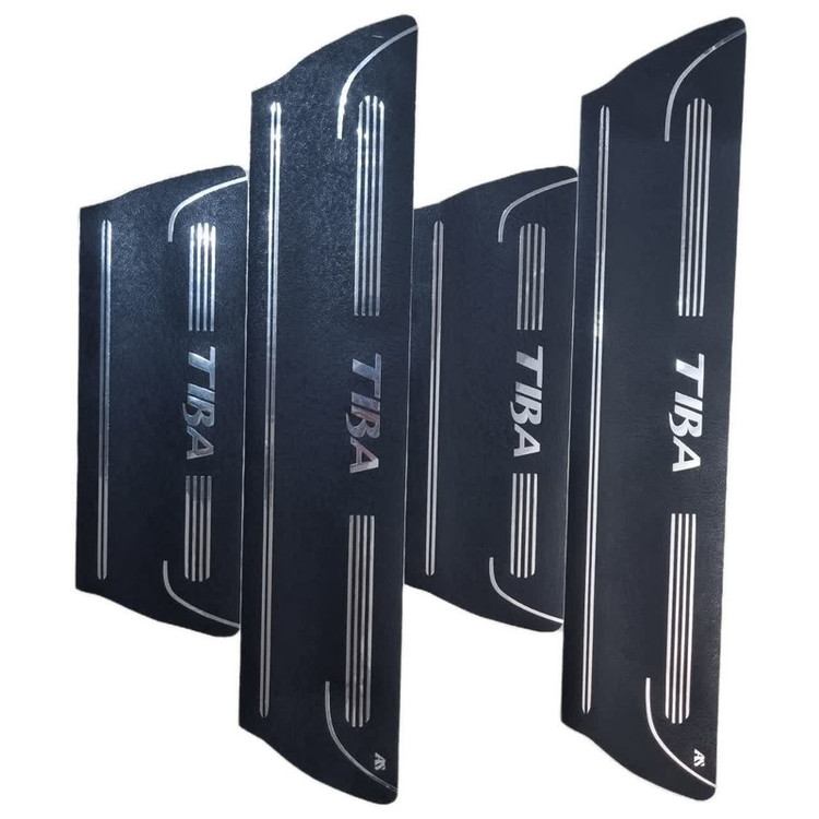 برچسب پارکابی خودرو امیران اسپرت طرح چرم کد 2025101 مناسب برای تیبا مجموعه 4 عددی تولیدی مستر لوکسینو