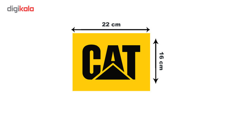 استیکر خودرو گراسیپا مدل نشنال CAT تولیدی مستر لوکسینو
