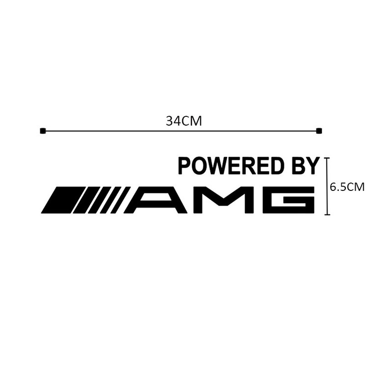 برچسب بدنه خودرو طرح AMG کد 5012 تولیدی مستر لوکسینو