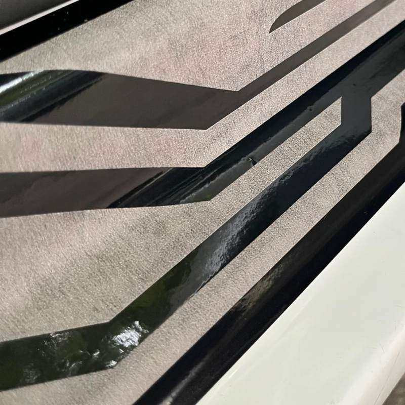 برچسب پارکابی خودرو شیپرس کد SP017 مناسب برای تیبا 2 بسته 4 عددی بهمراه جاکلیدی تولیدی مستر لوکسینو