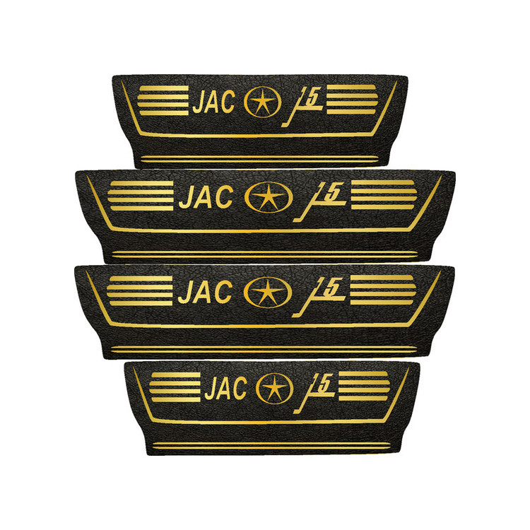 برچسب پارکابی خودرو مهدیار طرح چرم کدpkT1059 مناسب برای جک j5 بسته 4 عددی تولیدی مستر لوکسینو