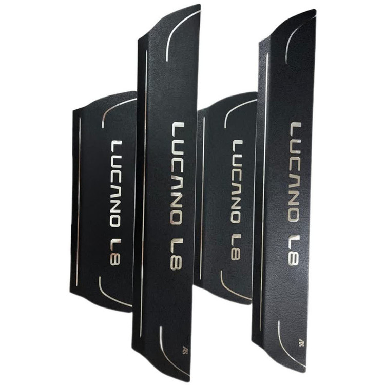 برچسب پارکابی خودرو امیران اسپرت طرح چرم کد 2025055 مناسب برای لوکانو L8 مجموعه 4 عددی تولیدی مستر لوکسینو