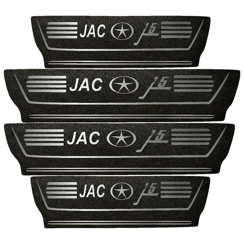برچسب پارکابی خودرو مهدیار طرح چرم کد PKA1008 مناسب برای JAC J5بسته 4 عددی تولیدی مستر لوکسینو