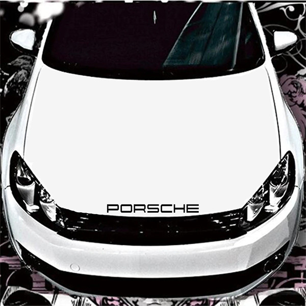 برچسب بدنه خودرو مارکت میکس طرح لوگو پورشه مدل Porsche Logo کد 1133MMIX تولیدی مستر لوکسینو