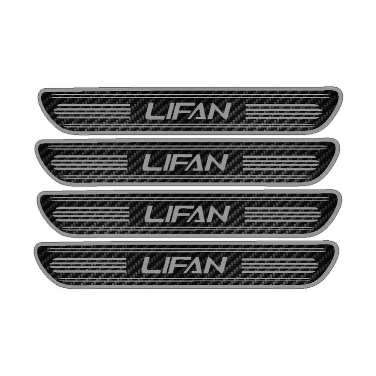 برچسب بدنه خودرو مهدیار مدل کربن کد sp123 مناسب برای لیفان بسته 4 عددی تولیدی مستر لوکسینو