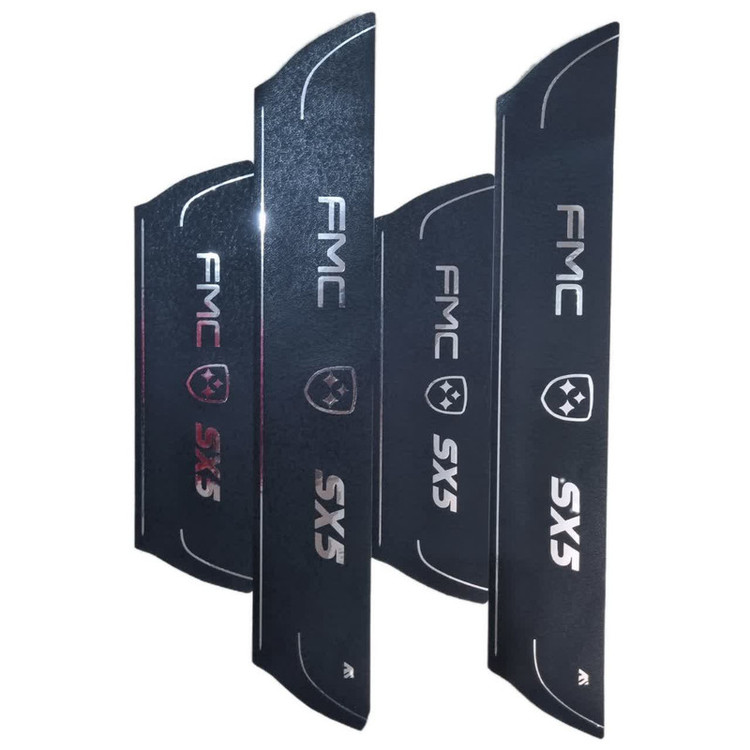 برچسب پارکابی خودرو امیران اسپرت طرح چرم کد 2025072 مناسب برای FMC SX5 مجموعه 4 عددی تولیدی مستر لوکسینو