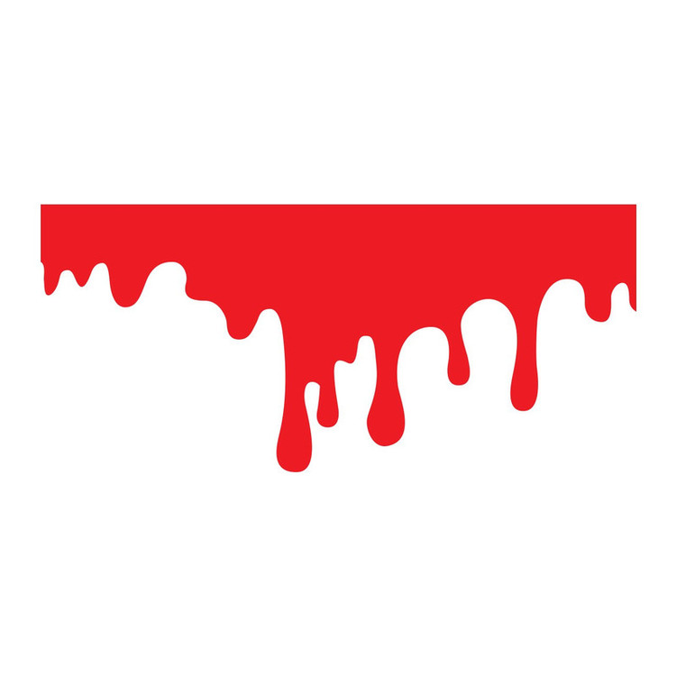 استیکر ماشین دکوگراف مدل Blood کد 102 تولیدی مستر لوکسینو
