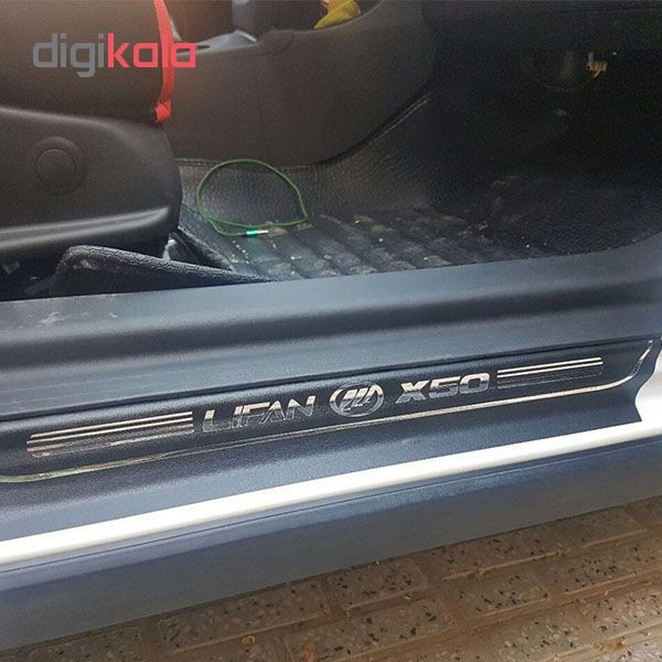 برچسب پارکابی خودرو کد SK040 مناسب برای لیفان ایکس 50 مجموعه 4 عددی تولیدی مستر لوکسینو