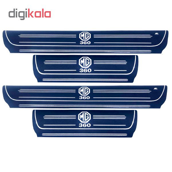 برچسب پارکابی خودرو کد SK029 مناسب برای ام جی 360 مجموعه 4 عددی تولیدی مستر لوکسینو