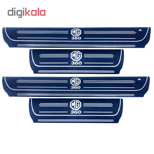 برچسب پارکابی خودرو کد SK029 مناسب برای ام جی 360 مجموعه 4 عددی تولیدی مستر لوکسینو