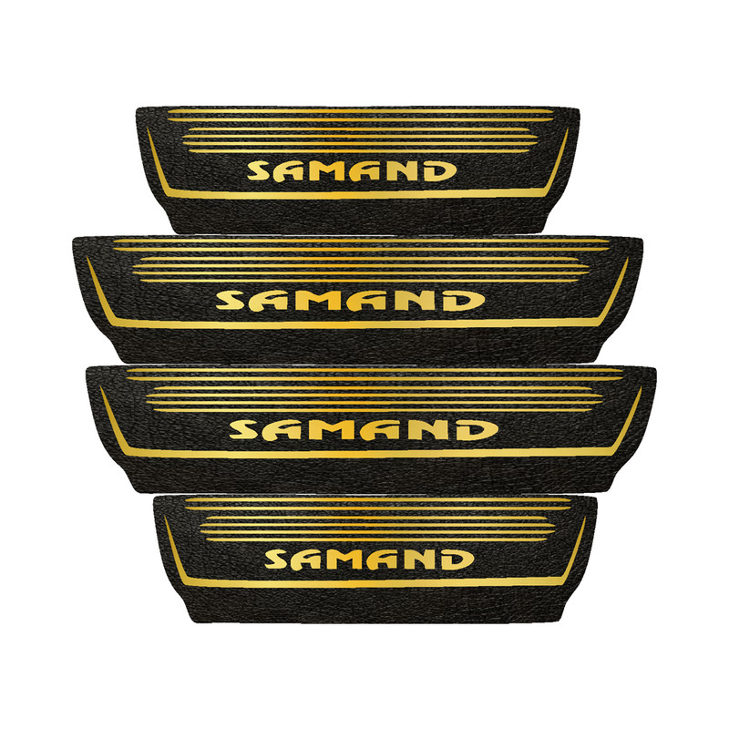 برچسب پارکابی خودرو مهدیار طرح چرم کد pkT1073 مناسب برای سمند بسته 4 عددی تولیدی مستر لوکسینو
