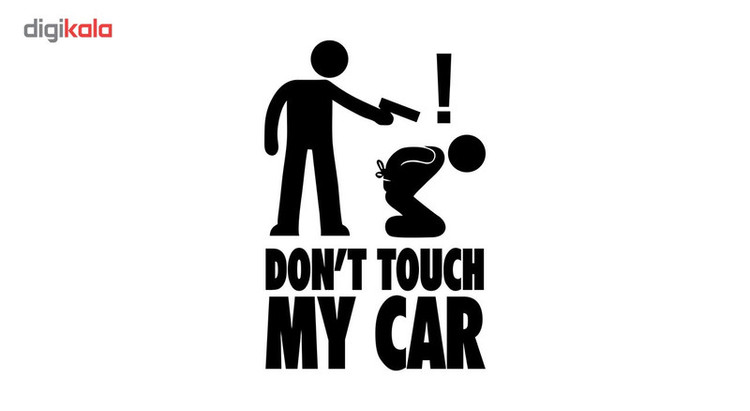استیکر خودرو ونسونی طرح Dont Touch My Car تولیدی مستر لوکسینو