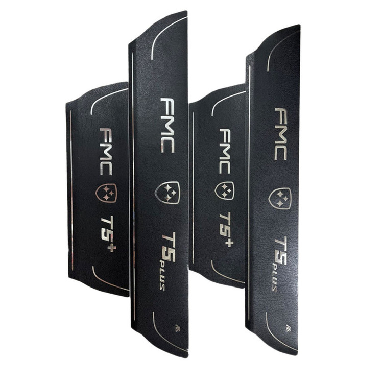 برچسب پارکابی خودرو امیران اسپرت طرح چرم کد 2025073 مناسب برای FMC T5 پلاس مجموعه 4 عددی تولیدی مستر لوکسینو