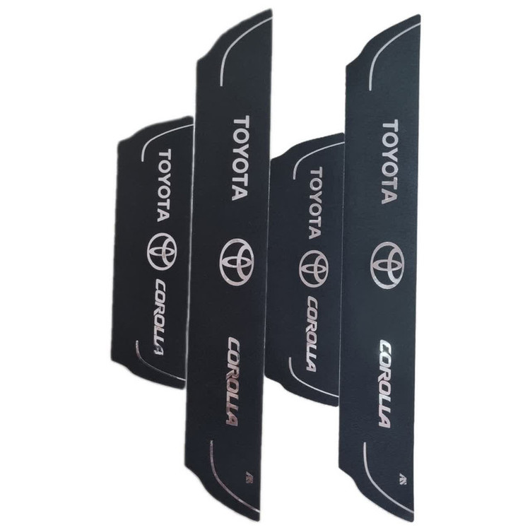 برچسب پارکابی خودرو امیران اسپرت طرح چرم کد 2025064 مناسب برای تویوتا کرولا مجموعه 4 عددی تولیدی مستر لوکسینو