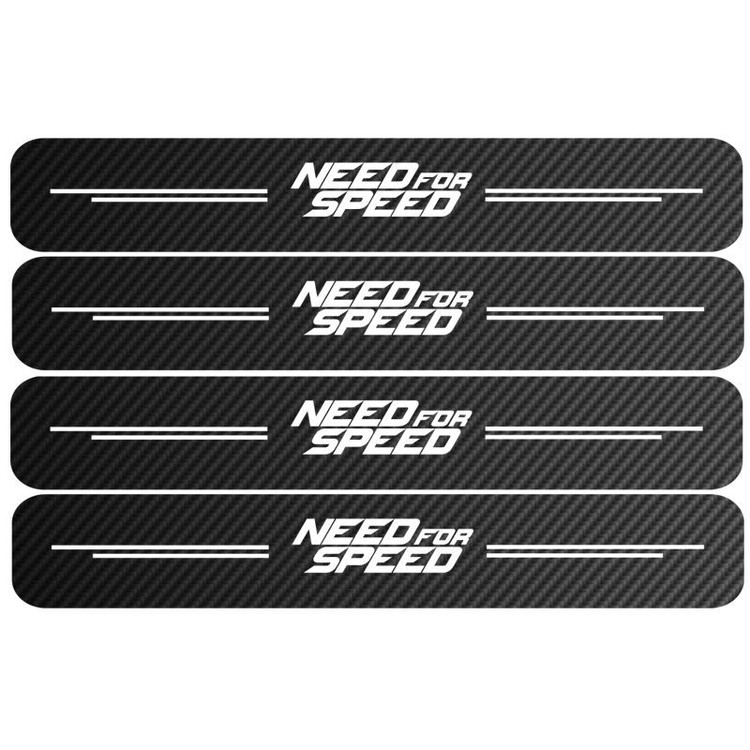 برچسب بدنه خودرو مهدیار طرح پارکابی کربن Speed کد SP188 بسته 4 عددی تولیدی مستر لوکسینو