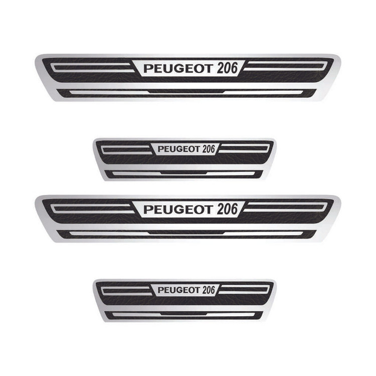 برچسب پارکابی خودرو کد S15 مناسب برای پژو 206 بسته 4 عددی تولیدی مستر لوکسینو
