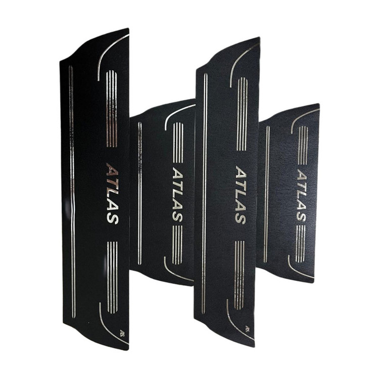 برچسب پارکابی خودرو امیران اسپرت طرح چرم کد 2025020 مناسب برای اطلس مجموعه 4 عددی تولیدی مستر لوکسینو