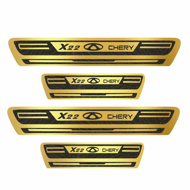 برچسب پارکابی خودرو کد A013 مناسب برای x22 chery بسته 4 عددی تولیدی مستر لوکسینو