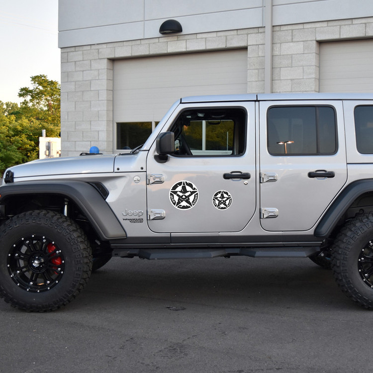 برچسب بدنه خودرو مدل JEEP NATION تولیدی مستر لوکسینو