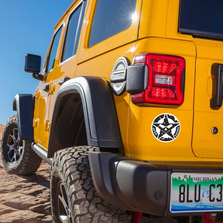 برچسب بدنه خودرو مدل JEEP NATION تولیدی مستر لوکسینو
