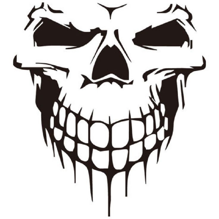 برچسب بدنه خودرو مارکت میکس طرح اسکلت مدل Scary Skeleton کد 1132MMIX تولیدی مستر لوکسینو