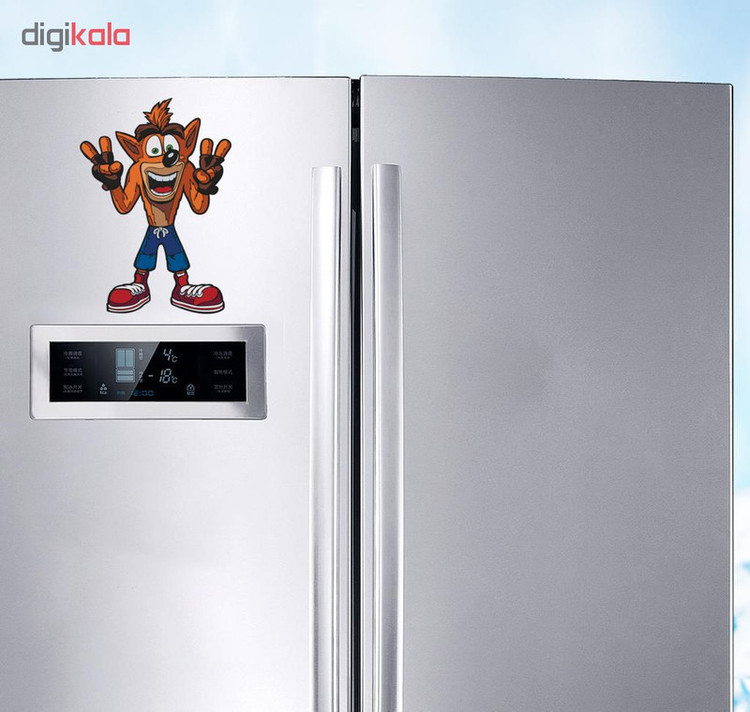 استیکر لپ تاپ وی وین آرت طرح Crash Bandicoot کد P142 تولیدی مستر لوکسینو