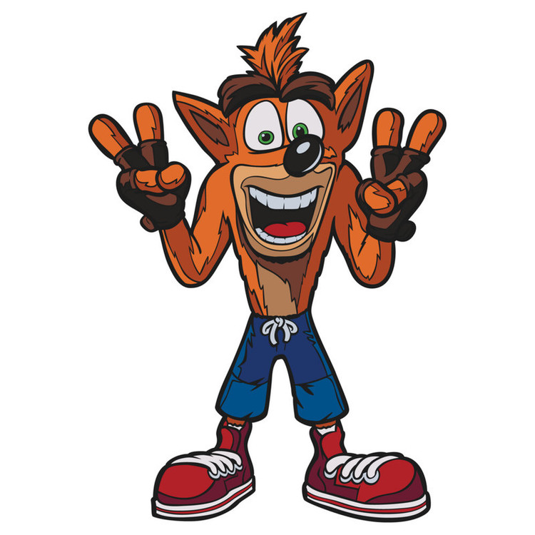 استیکر لپ تاپ وی وین آرت طرح Crash Bandicoot کد P142 تولیدی مستر لوکسینو