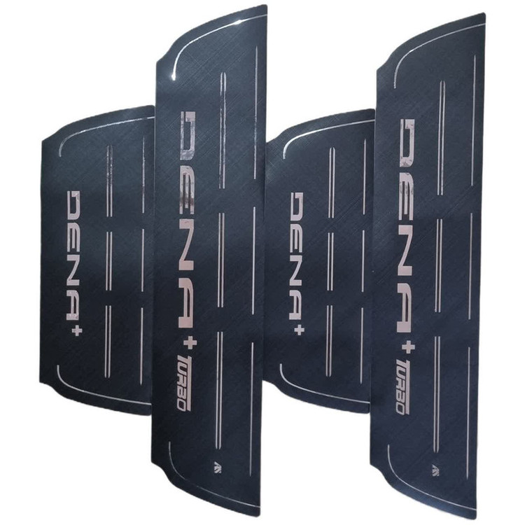 برچسب پارکابی خودرو امیران اسپرت طرح چرم کد 2025042 مناسب برای دناپلاس توربو مجموعه 4 عددی تولیدی مستر لوکسینو