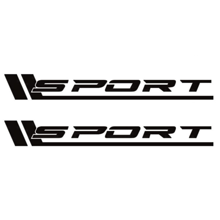 برچسب بدنه خودرو شیپرس طرح SPORT کد Ss008M بسته دو عددی تولیدی مستر لوکسینو