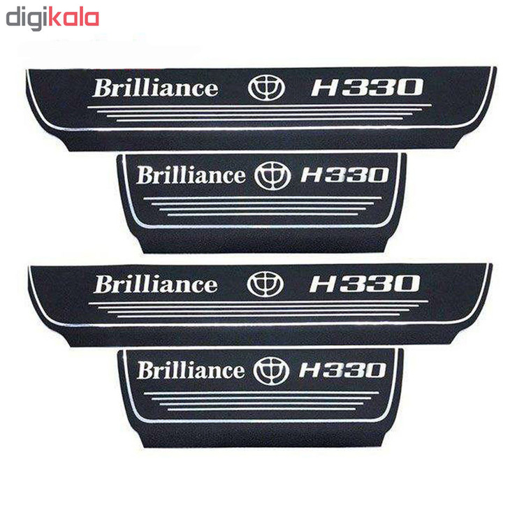 برچسب پارکابی خودرو کد Bk330 مناسب برای برلیانس H330 مجموعه 4 عددی تولیدی مستر لوکسینو