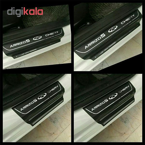 برچسب پارکابی خودرو کد SK09 مناسب برای آریزو 5 مجموعه 4 عددی تولیدی مستر لوکسینو