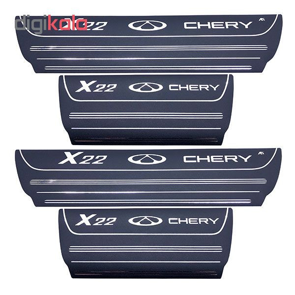برچسب پارکابی خودرو کد SK22 مناسب برای ام وی ام X22 مجموعه 4 عددی تولیدی مستر لوکسینو