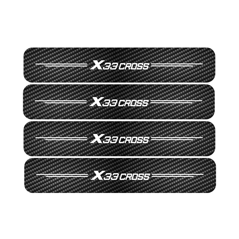 برچسب پارکابی طرح کربن کد LCE005 مناسب برای ایکس33 کراس مجموعه4عددی تولیدی مستر لوکسینو