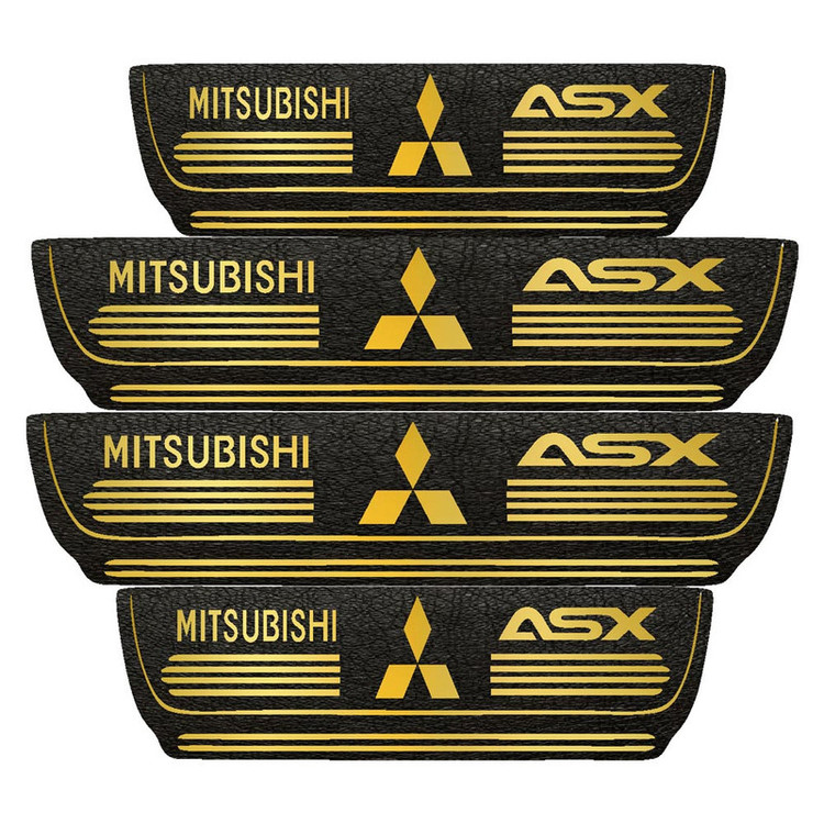 برچسب پارکابی خودرو مهدیار طرح چرم کد pkT1064 مناسب برای میتسوبیشی asx بسته 4 عددی تولیدی مستر لوکسینو